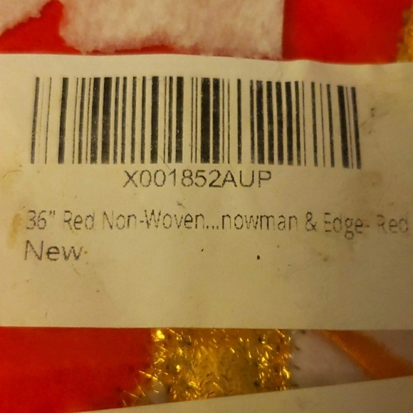 Pepperlonley Snowman Themed 36" Tree Skirt - Picture 7 of 7